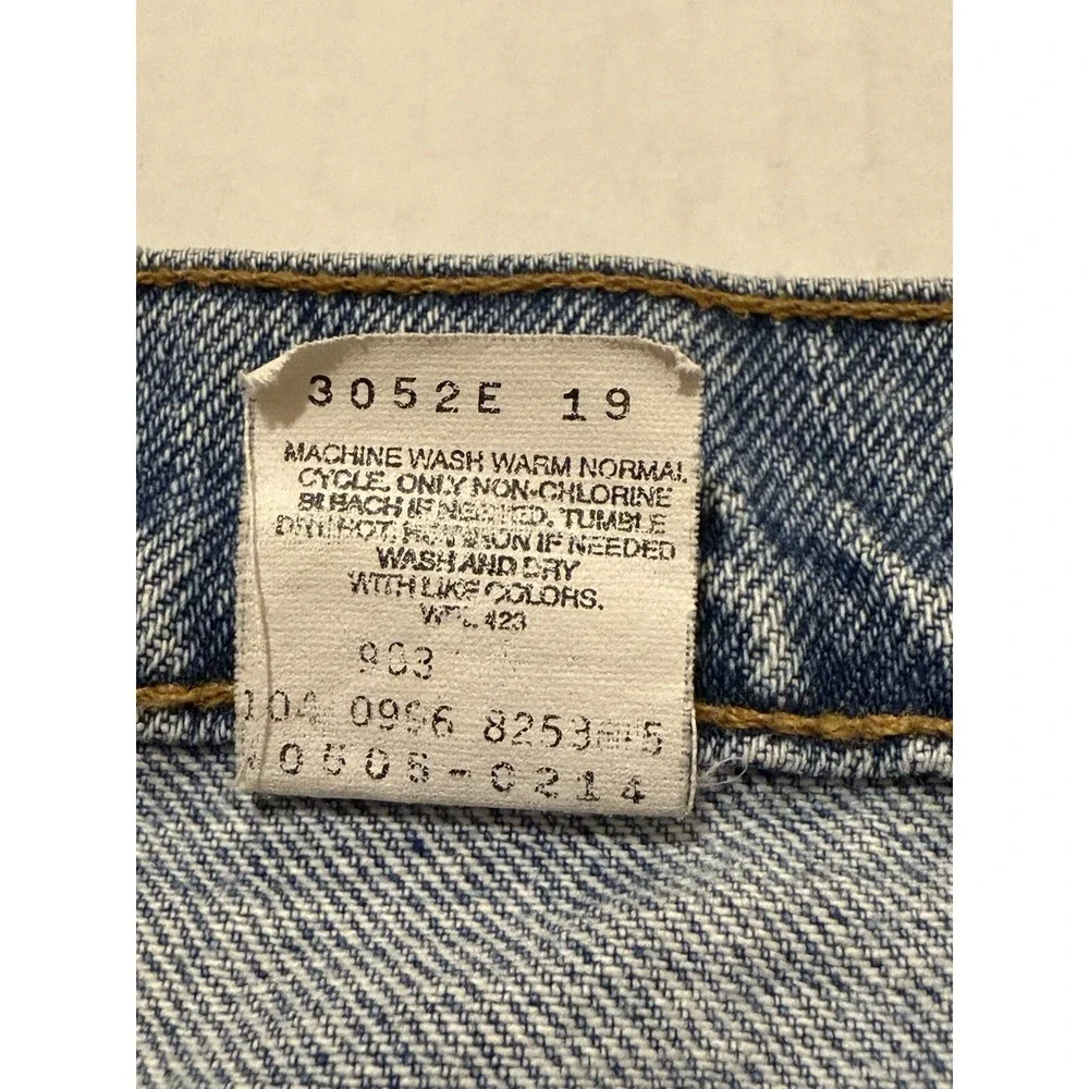 Vintage Levis‎ 505 34x30 Orange tab 505 jeans faded denim blue 80s 90s